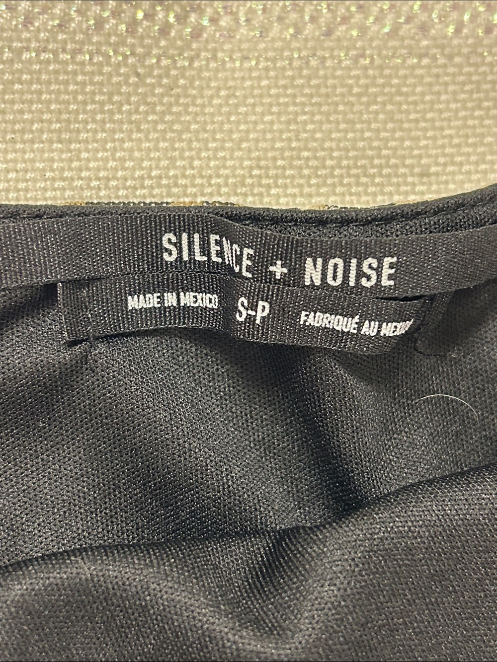 silence + noise Brown and Black Leopard Sheer Ruched Mini tube top - Picture 5 of 6